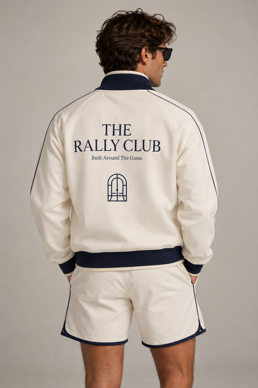 The Club Track Jacket - Ecru