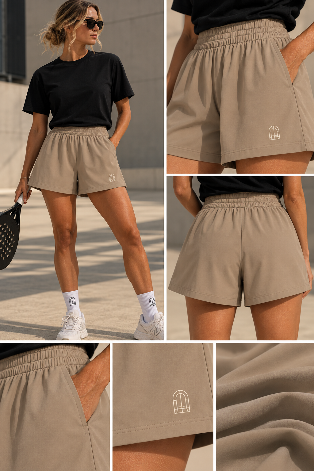 Women's Ruched Rally Shorts